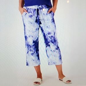 Belle Beach by Kim Gravel Women Plus  1XT Cabana Beach (Capri) Pant